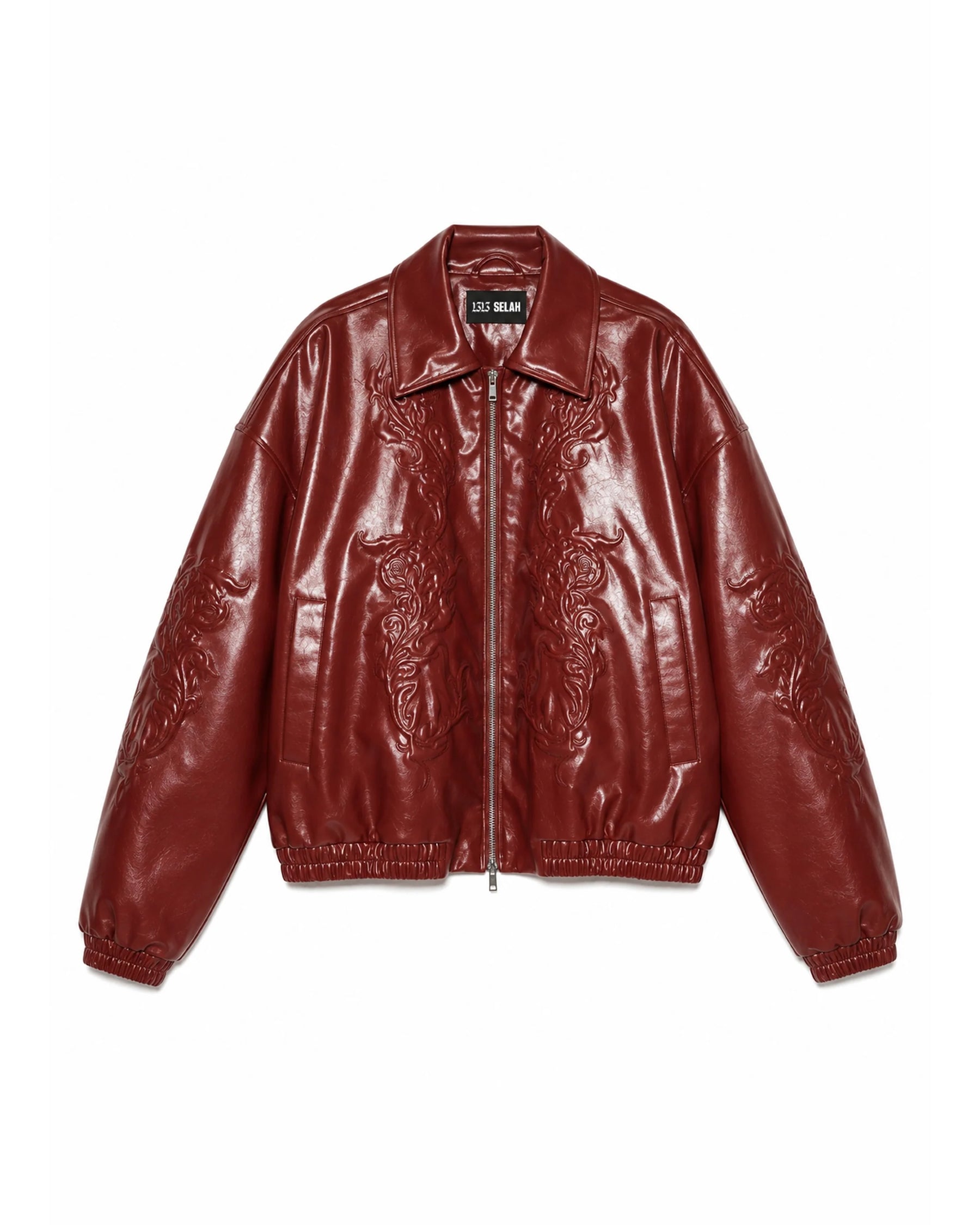<span style="color: #f50b0b;">Last One</span> 【Pre-Order】1313 SELAH / VALPO ROSE ECO LEATHER JACKET RED