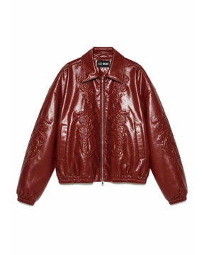 <span style="color: #f50b0b;">Last One</span> 【Pre-Order】1313 SELAH / VALPO ROSE ECO LEATHER JACKET RED