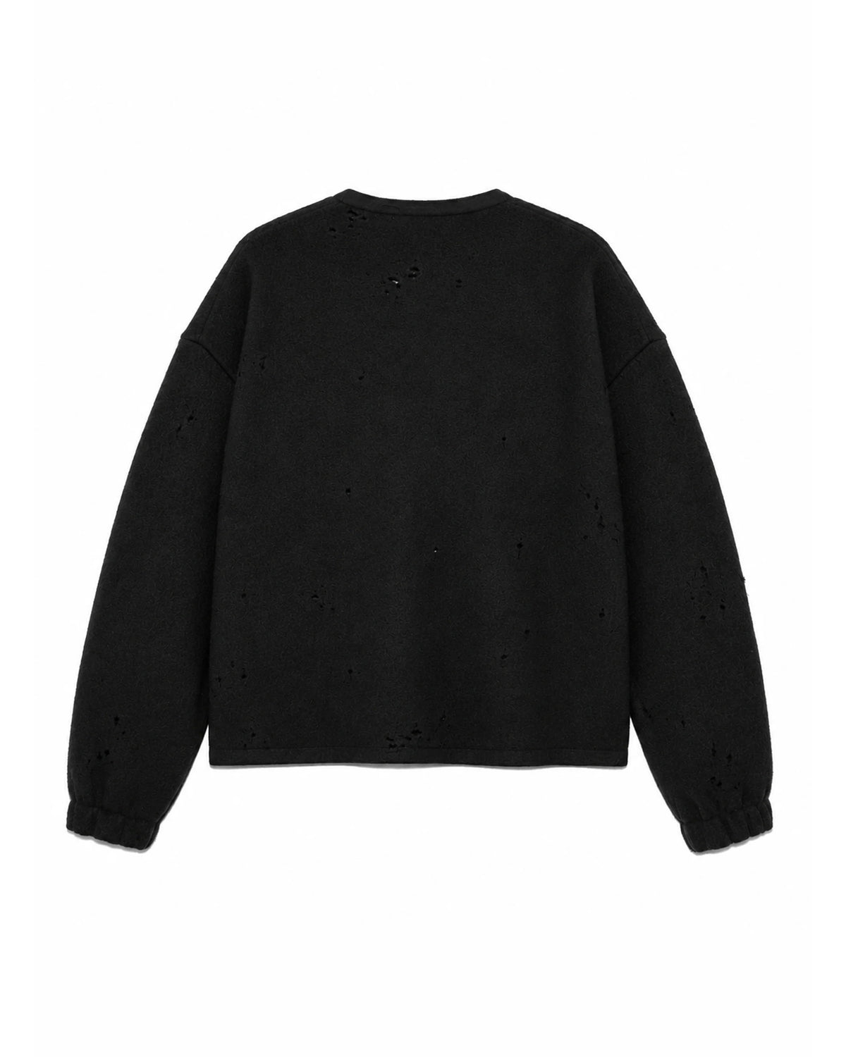 【Pre-Order】1313 SELAH / VI DISTRESSED WOOL CARDIGAN BLACK