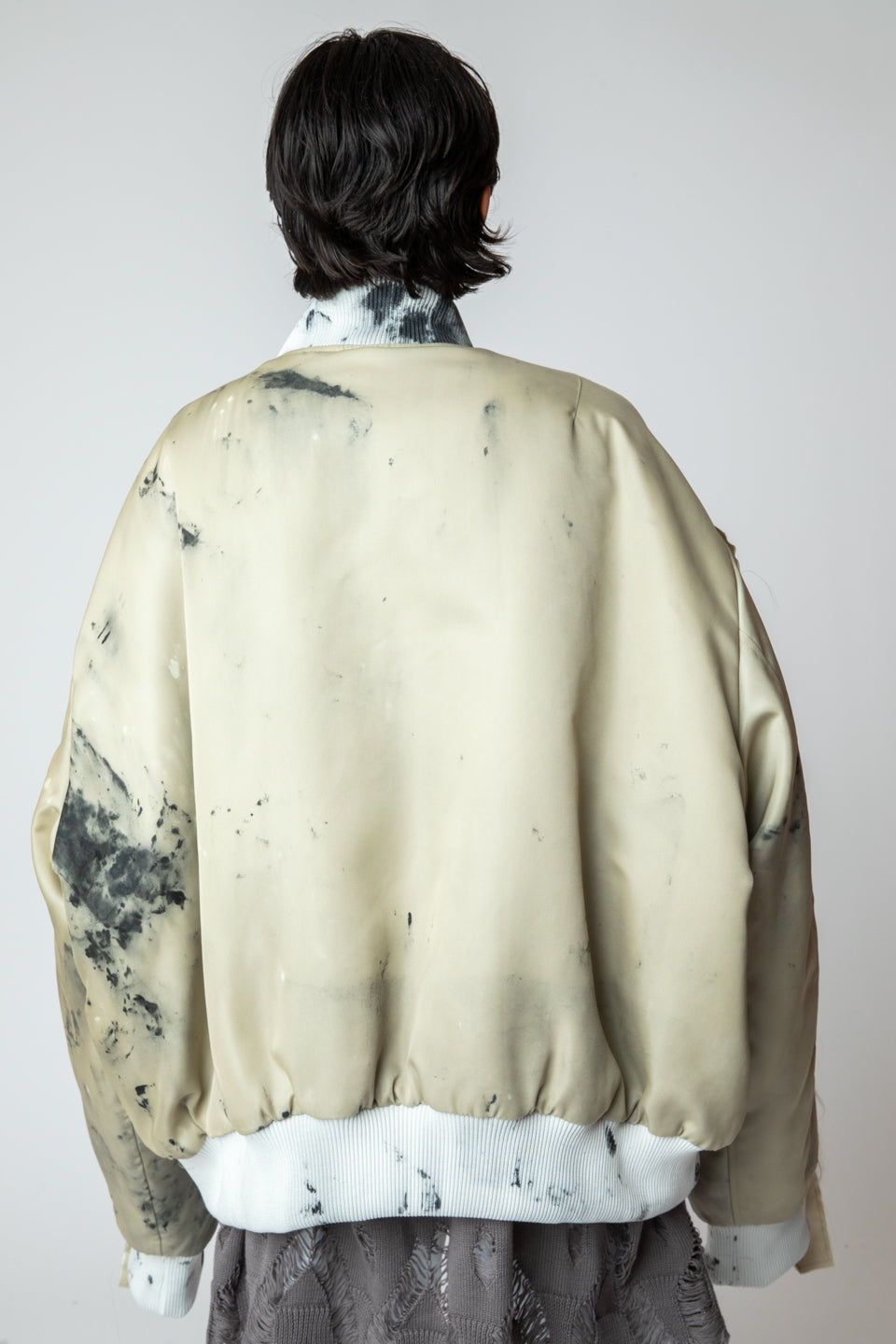 Last One WESTFALL / MOHAWK SLEEVE BOMBER LS DIRTY WHITE
