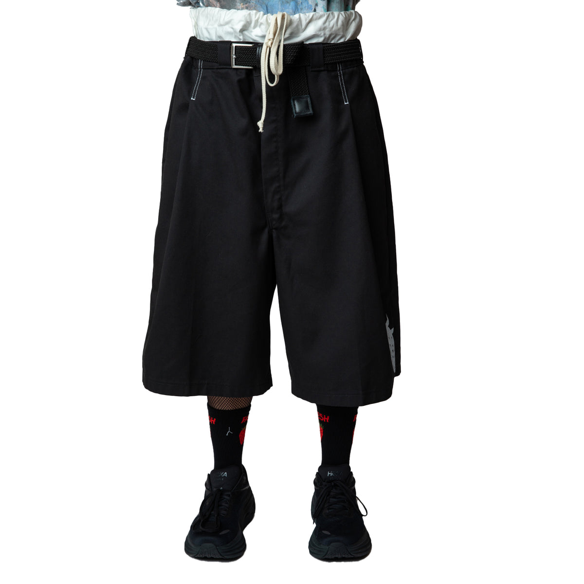 WESTFALL / WHATEVERWORKS DRAWSTRING SHORT BLACK