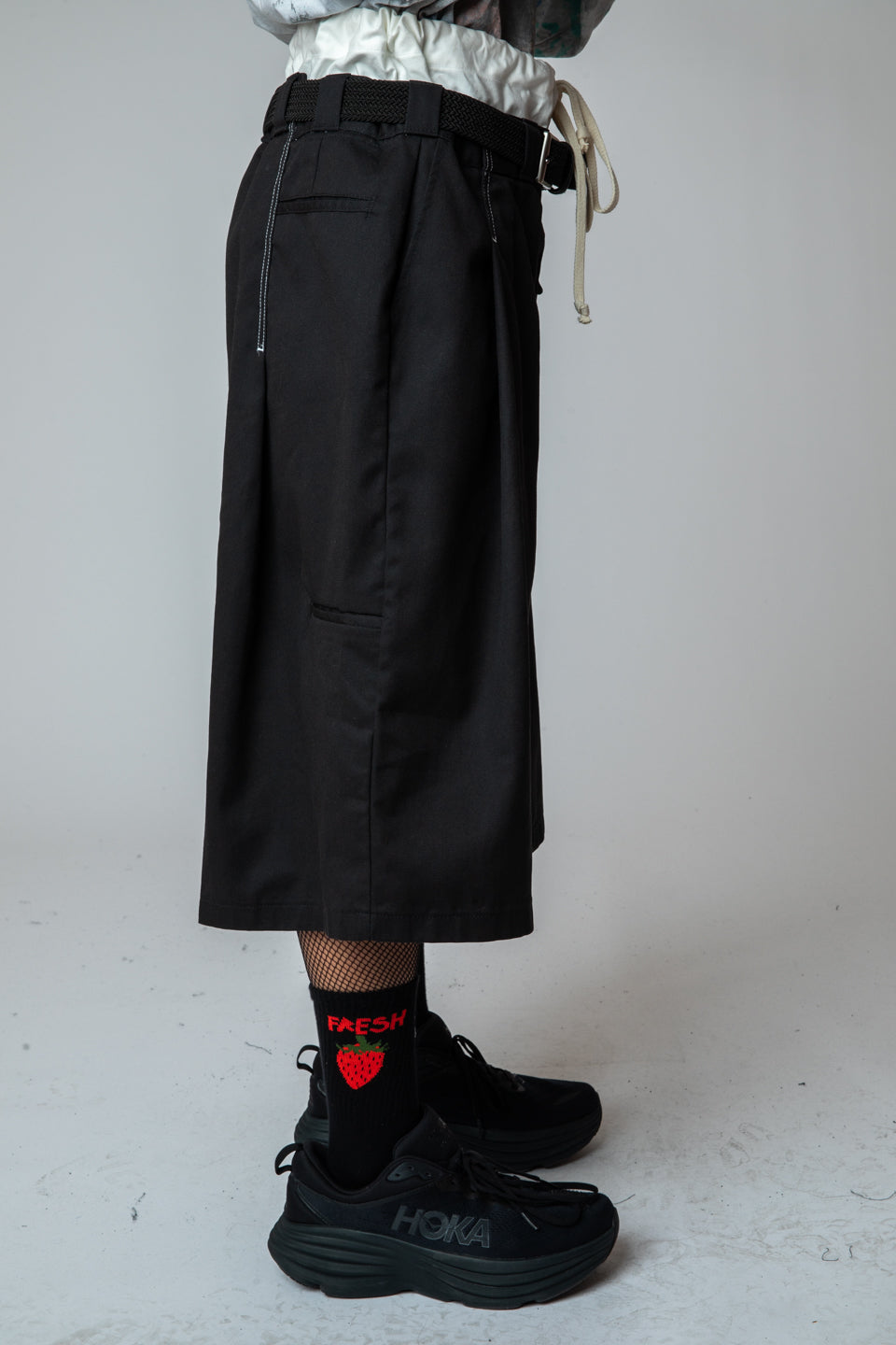 WESTFALL / WHATEVERWORKS DRAWSTRING SHORT BLACK