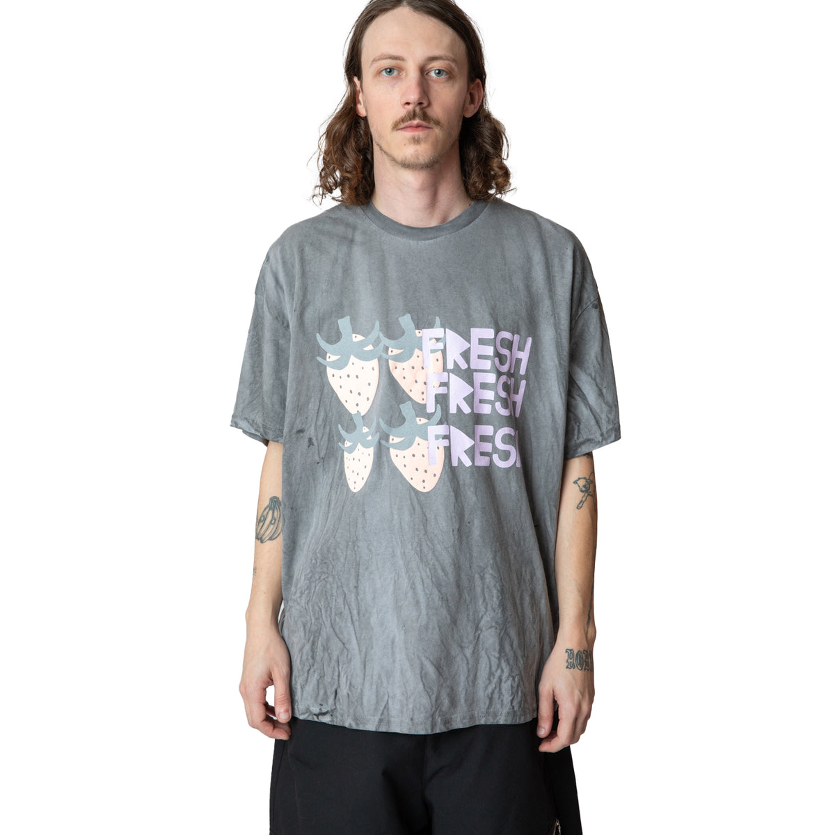 <span style="color: #ff2a00;">Last One</span> WESTFALL / FRESH MULTI BERRY T-SHIRT SS CHARCOAL