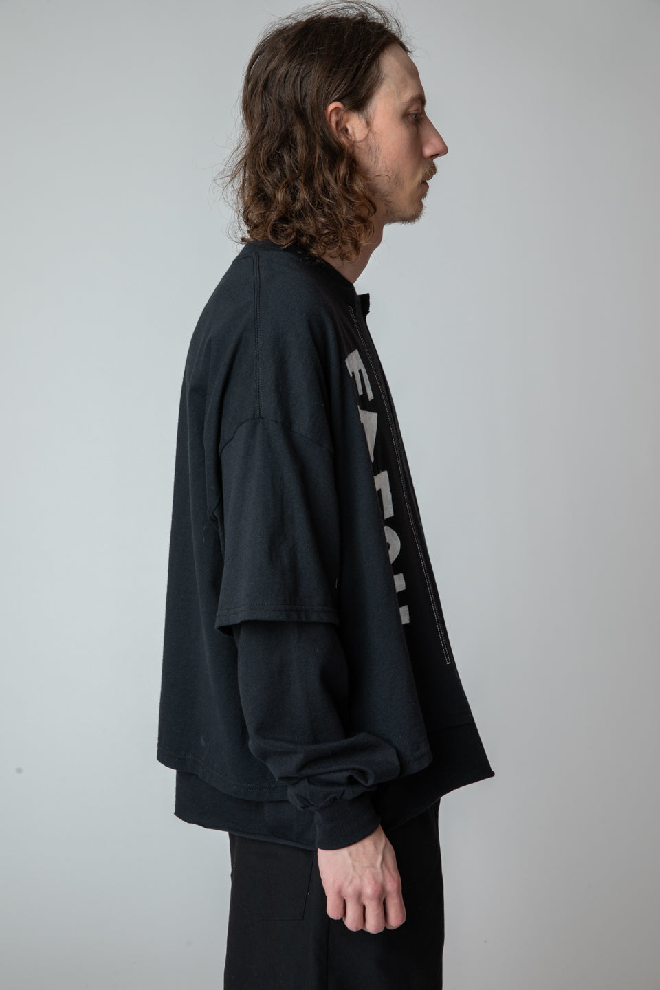 WESTFALL / WHATEVERWORKS DOUBLE SHIRT LS BLACK
