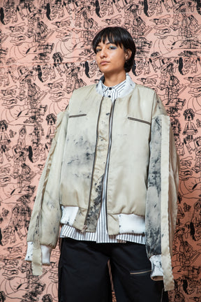 WESTFALL / MOHAWK SLEEVE BOMBER LS DIRTY WHITE