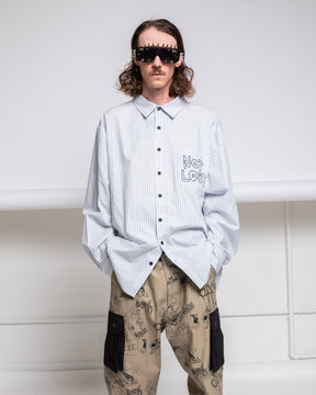 WESTFALL / NOT LOST SHIRT WHITE STRIPE