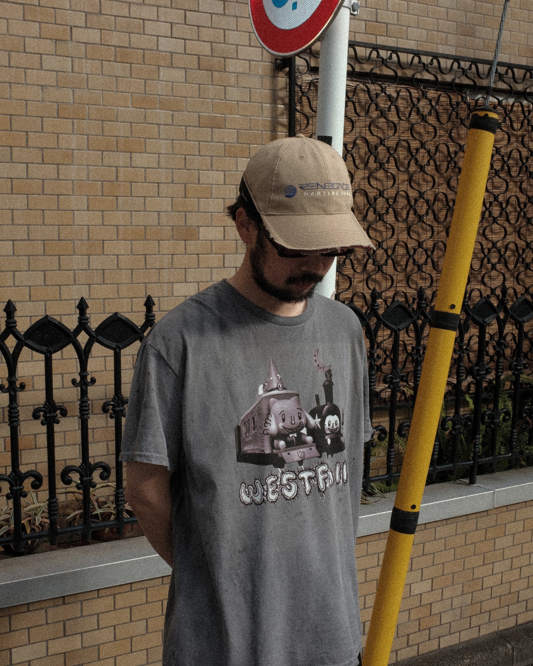 WESTFALL_WESTFALL TRAIN T-SHIRT SS CHARCOAL_2
