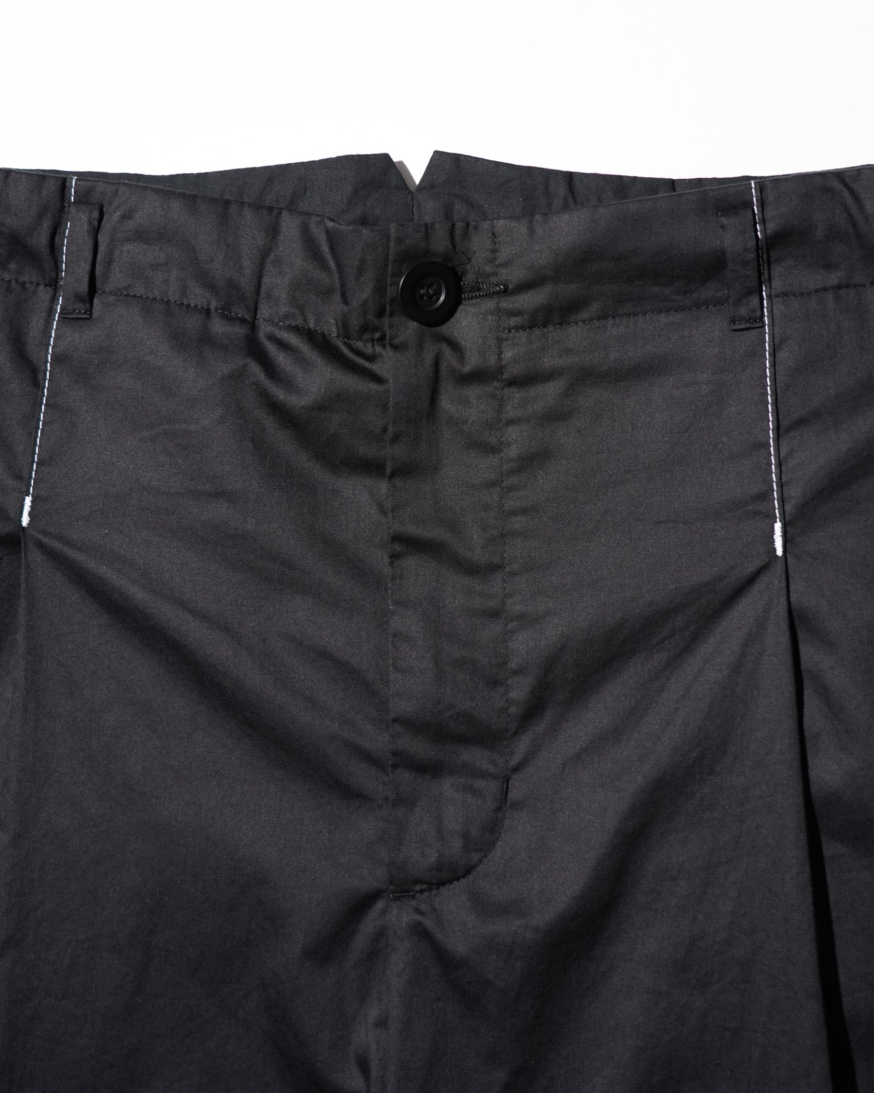 WHATEVERWORKS-JUMBO DRAWCORD SHORTS BLACK_5