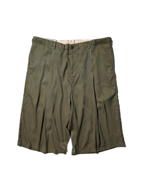 WHATEVERWORKS JUMBO DRAWCORD SHORTS GREEN_1