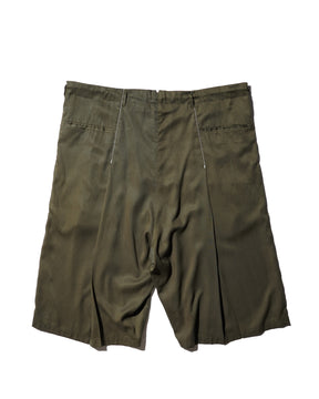 WHATEVERWORKS / JUMBO DRAWCORD SHORTS GREEN_4