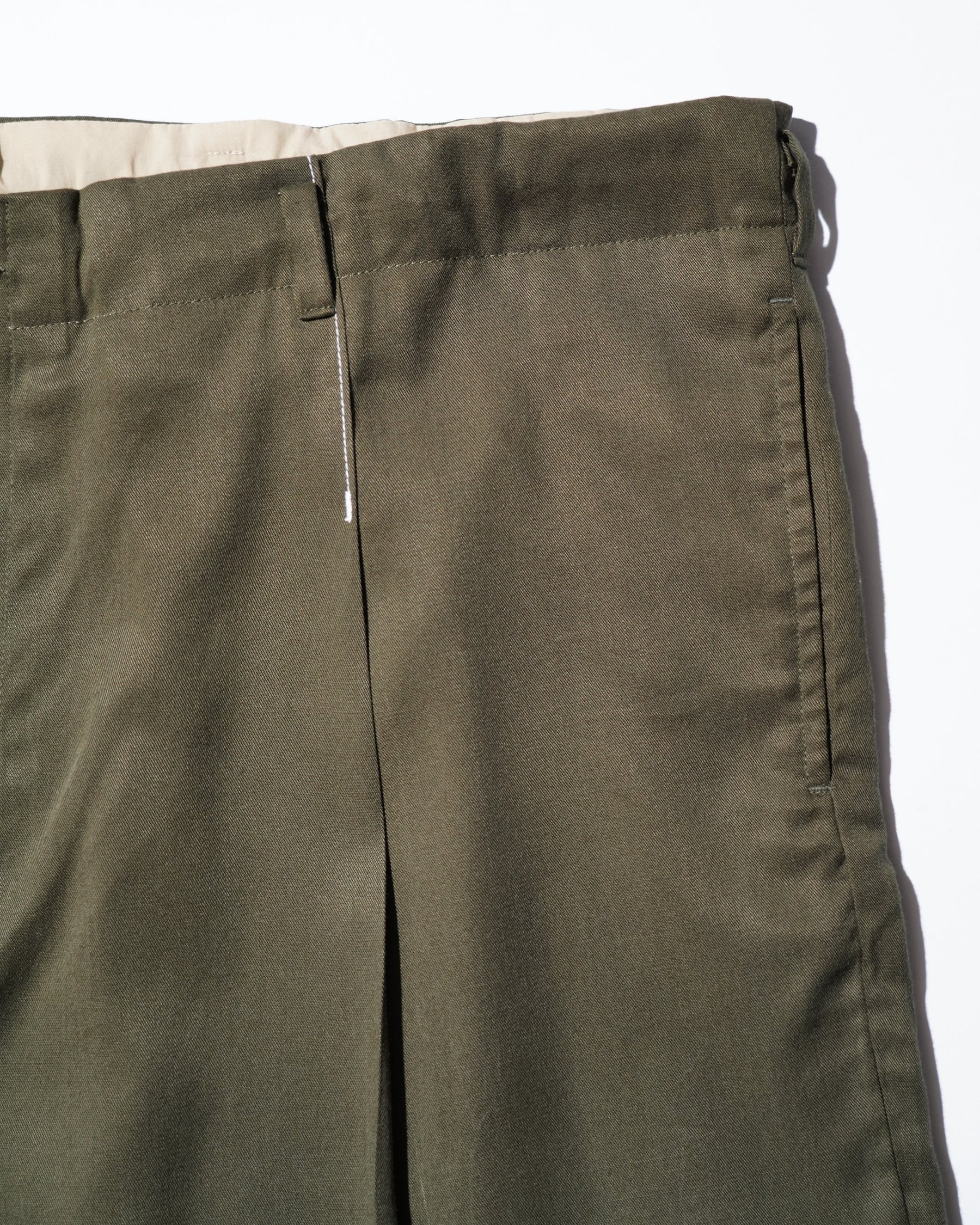 WHATEVERWORKS / JUMBO DRAWCORD SHORTS GREEN_6