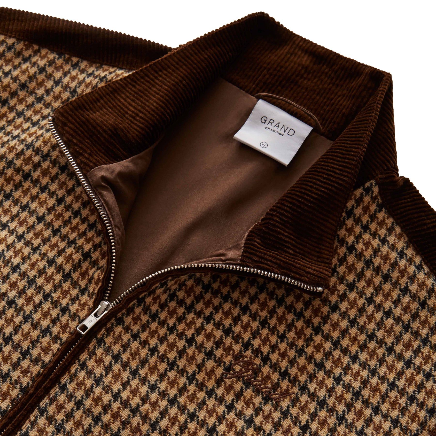 <span style="color: #f50b0b;">Last One</span> Grand Collection / WOOL PANEL CORDUROY JACKET