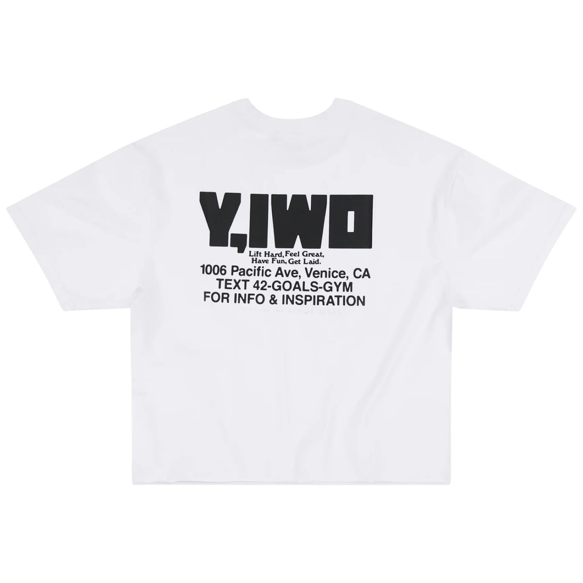 <span style="color: #f50b0b;">Last One</span> Y,IWO / Hardwear Cropped Tee WHITE