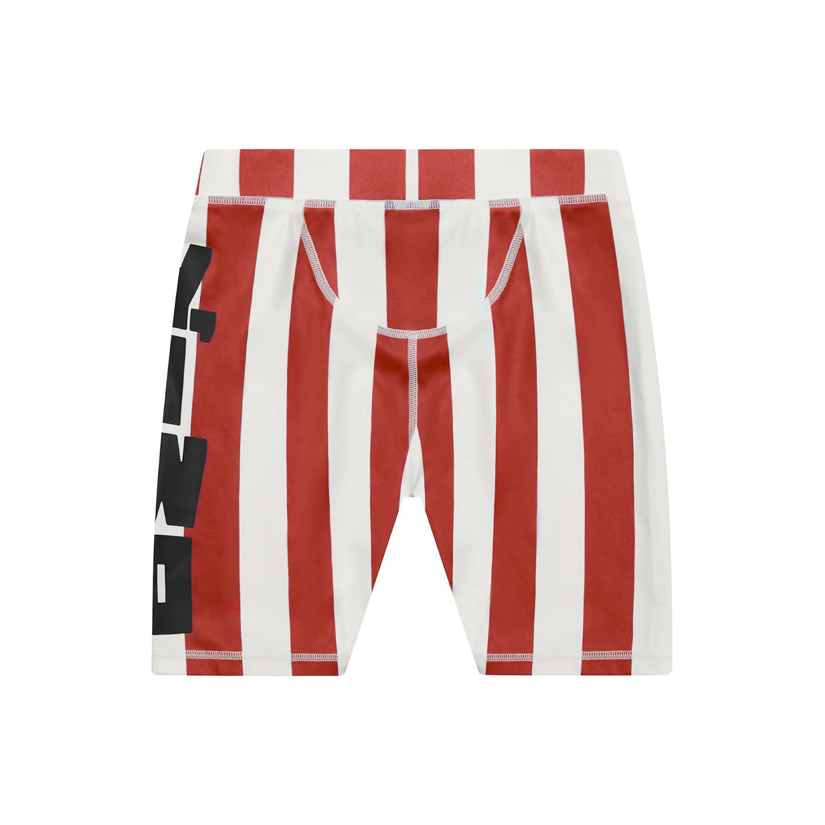 <span style="color: #f50b0b;">Last One</span> Y,IWO / Hardware Striped Front Panel Bike Shorts RED STRIPE
