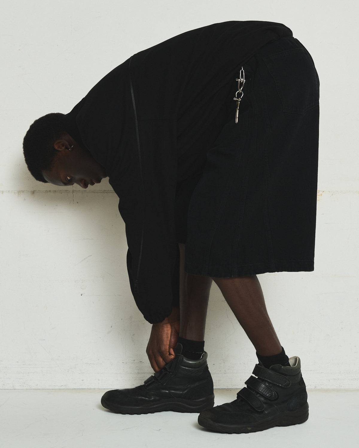 ROTOL / Cotton Serge Ventilatied Blouson BLACK