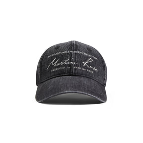 Martine Rose / SIGNATURE CAP BLACK WASHED BLACK