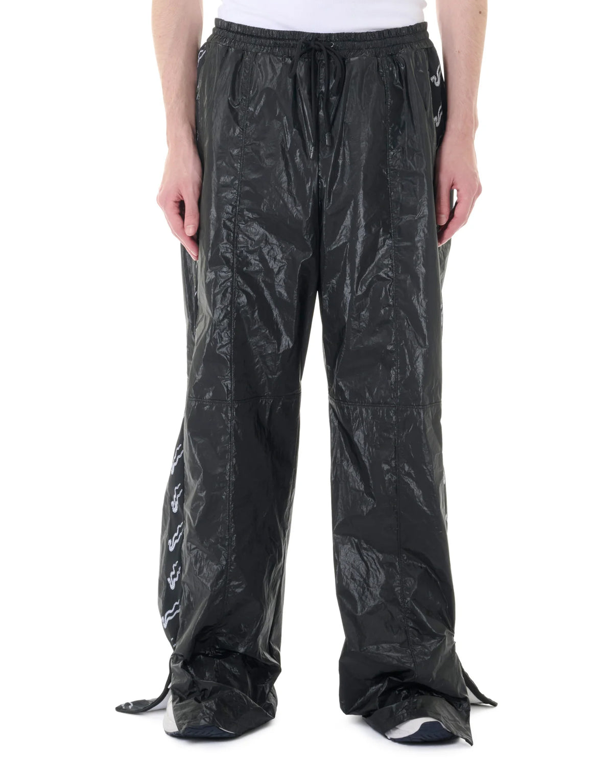 <span style="color: #f50b0b;">Last One</span> 【Pre-Order】 LU'U DAN / STACKED PANTS BLACK