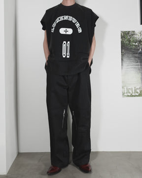 LUXENBURG / CASTLE TANK - VARSITY AGED BLACK