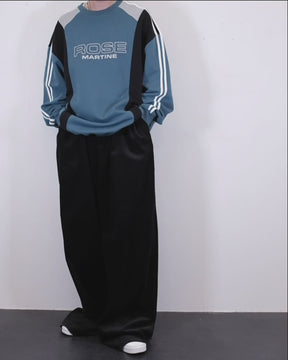 <span style="color: #f50b0b;">Last One</span> Martine Rose / EXTREME WIDE LEG TAILORED TROUSER BLACK