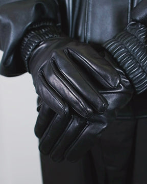 TENDER PERSON / LEATHER GLOVE BLACK