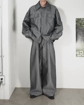 <span style="color: #f50b0b;">Last One</span> 1313 SELAH / SANTIAGO DENIM JACKET SILVER