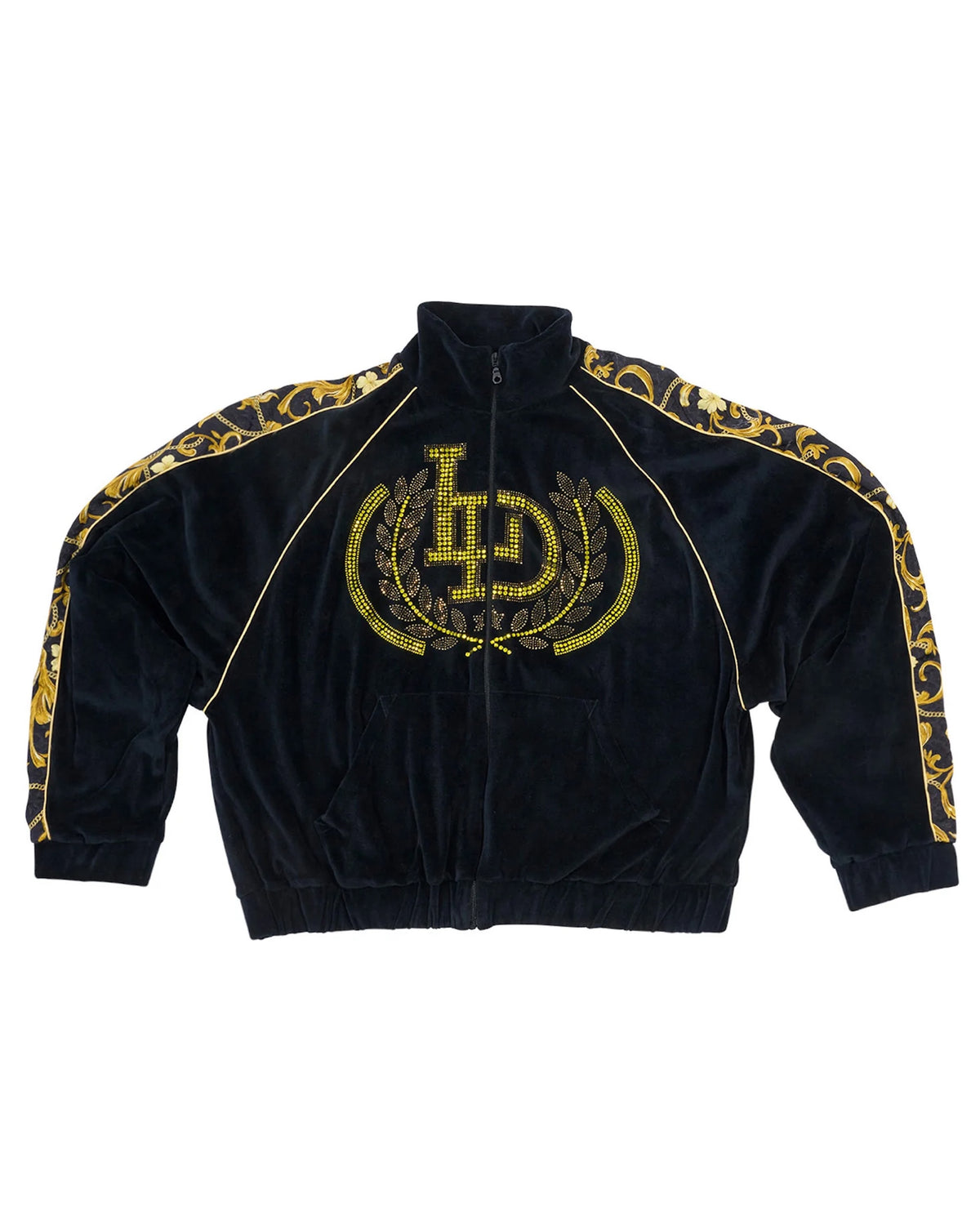 【Pre-Order】LU'U DAN / SUPA SLEAZE TRACK JACKET BAROQUE BLACK
