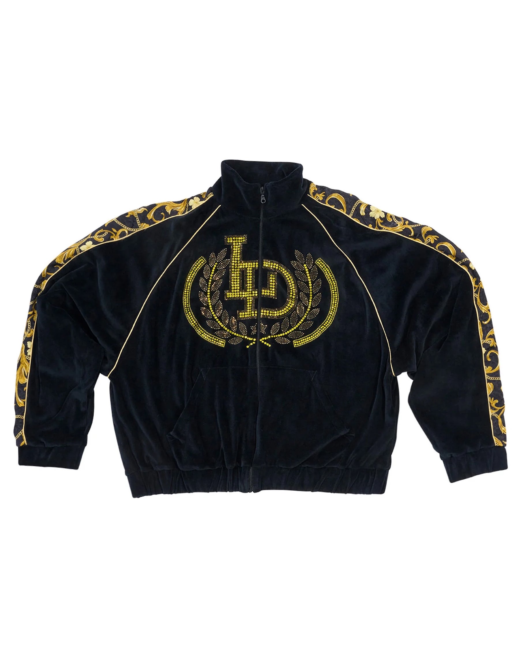 【Pre-Order】LU'U DAN / SUPA SLEAZE TRACK JACKET BAROQUE BLACK