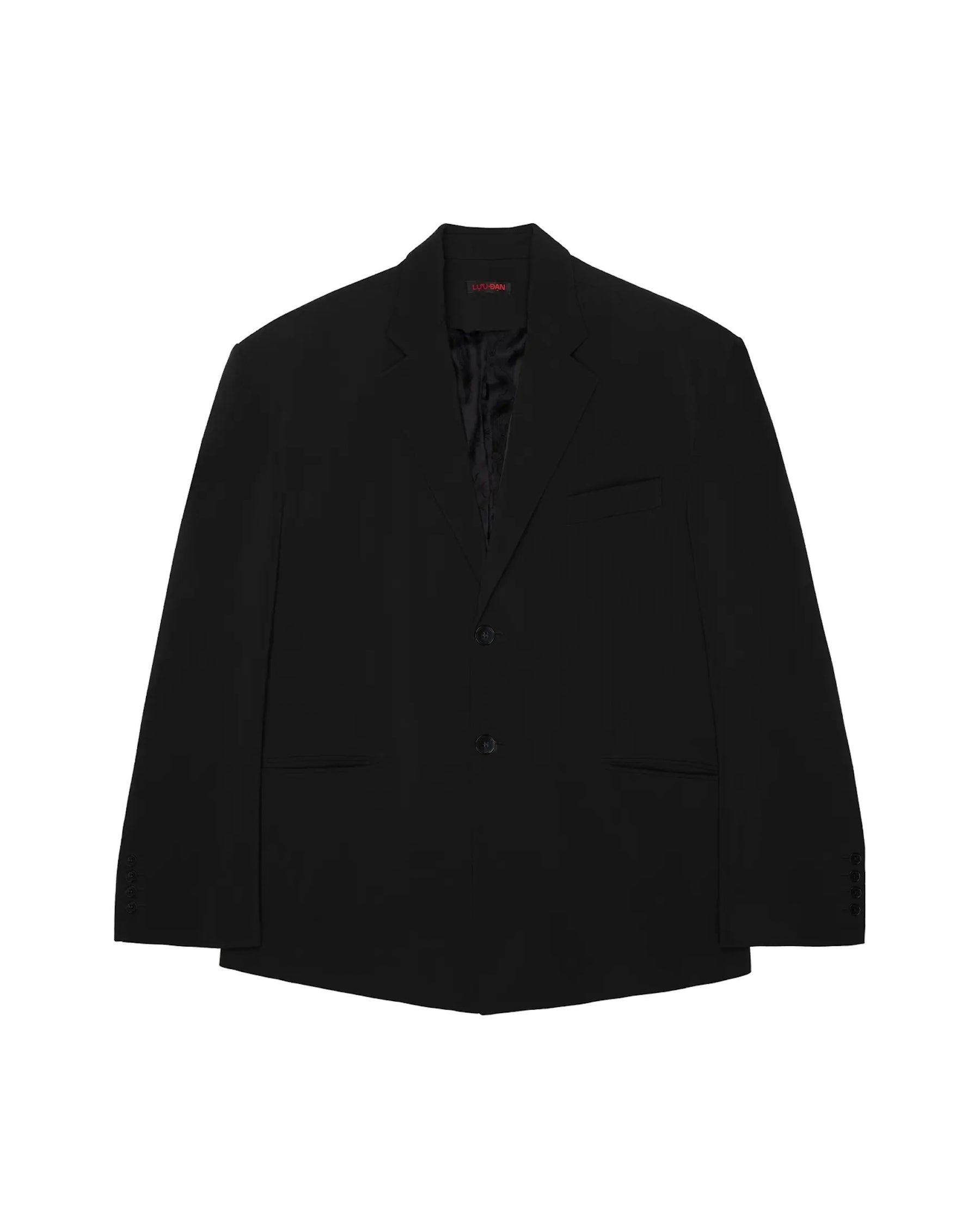【Pre-Order】LU'U DAN / OVERSIZED BOXY BLAZER BLACK
