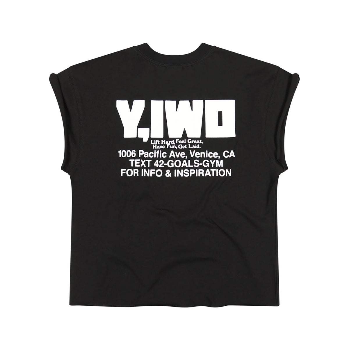 <span style="color: #f50b0b;">Last One</span> Y,IWO / Hardwear Cropped Cap Sleeve Tee BLACK