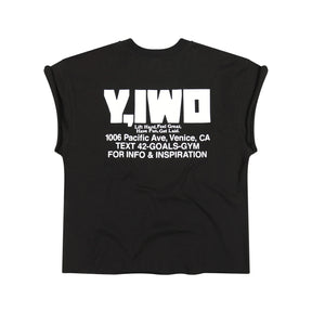 <span style="color: #f50b0b;">Last One</span> Y,IWO / Hardwear Cropped Cap Sleeve Tee BLACK