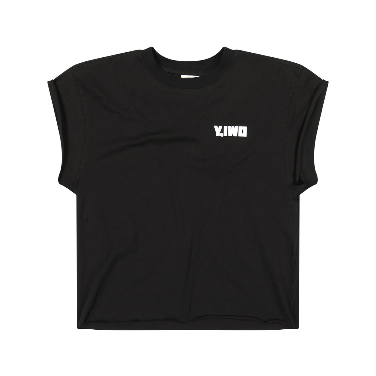 <span style="color: #f50b0b;">Last One</span> Y,IWO / Hardwear Cropped Cap Sleeve Tee BLACK