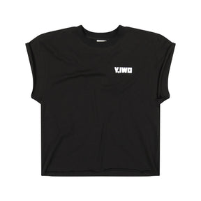 <span style="color: #f50b0b;">Last One</span> Y,IWO / Hardwear Cropped Cap Sleeve Tee BLACK