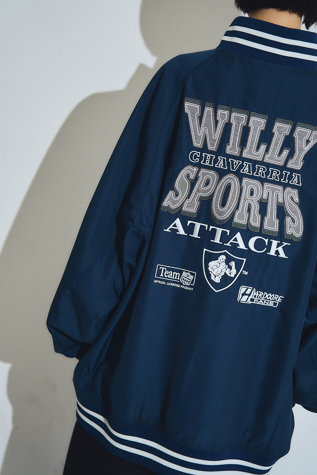 WILLY CHAVARRIA / STADIUM JACKET RECYCTEX VISION BLUE