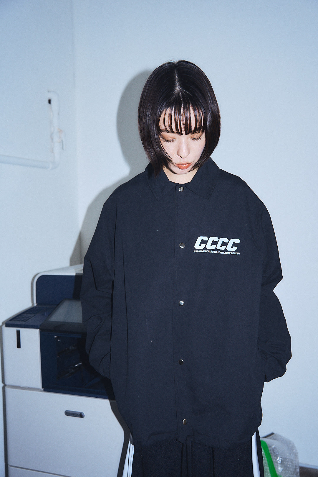 WILLY CHAVARRIA / CCCC COACH JACKET BLACK