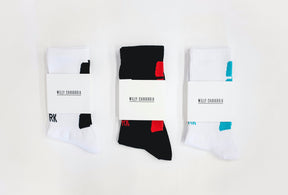WILLY CHAVARRIA / WILLY SOCKS OPTIC WHITE × SCUBA BLUE