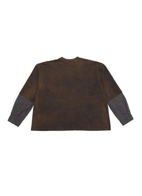 <span style="color: #f50b0b;">Last One</span> WILLY CHAVARRIA / BUFFALO LAYERED T BLACK CLAY