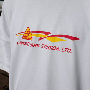 <span style="color: #f50b0b;">Last One</span> ARNOLD PARK STUDIOS /  TRUCK LINE LOGO SS T WHITE