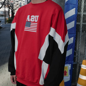 WILLY CHAVARRIA /  GRAFFITI LOGO SWEATSHIRT RED