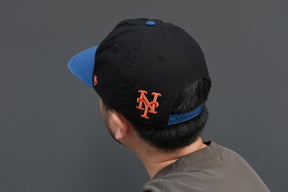 NY Mets / 47 Mets Double Backer ‘47 CAPTAIN RF Black