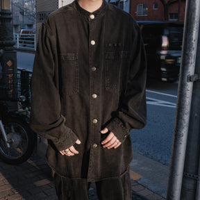 WILLY CHAVARRIA / DENIM SICK ASS CHORE COAT WASHED BLACK