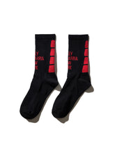 WILLY CHAVARRIA / WILLY SOCKS BLACK × TRUE RED