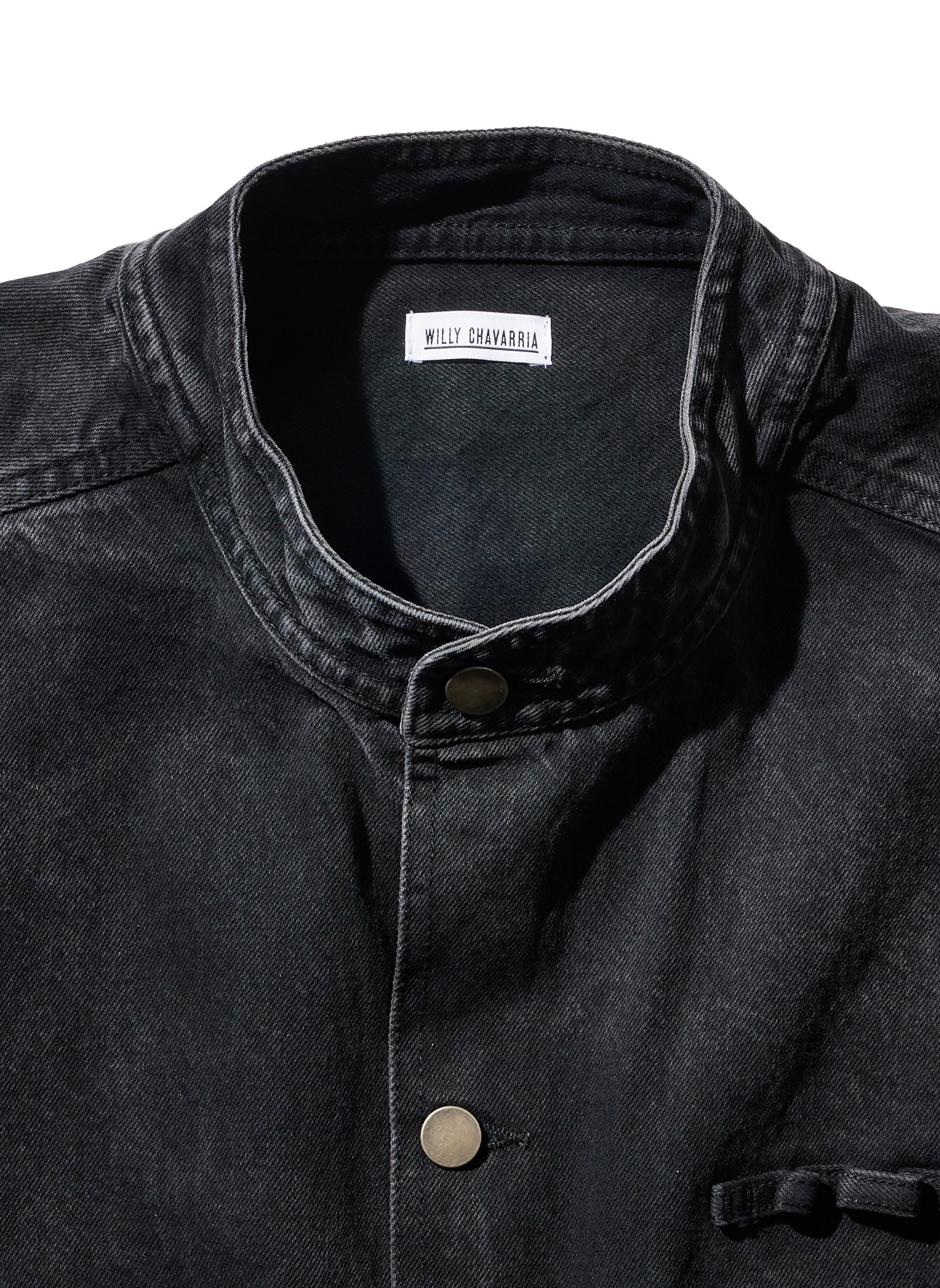 WILLY CHAVARRIA / DENIM SICK ASS CHORE COAT WASHED BLACK