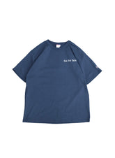 CCTB / NOT FOR SALE T Community Center Tokyo Branch初のオリジナルアイテム。某ボディのHeritage 7oz. Jersey T-Shirtを使用。胸に「Not For Sale」の刺繍。NAVYボディにはWHITEで施しています。正面画像。